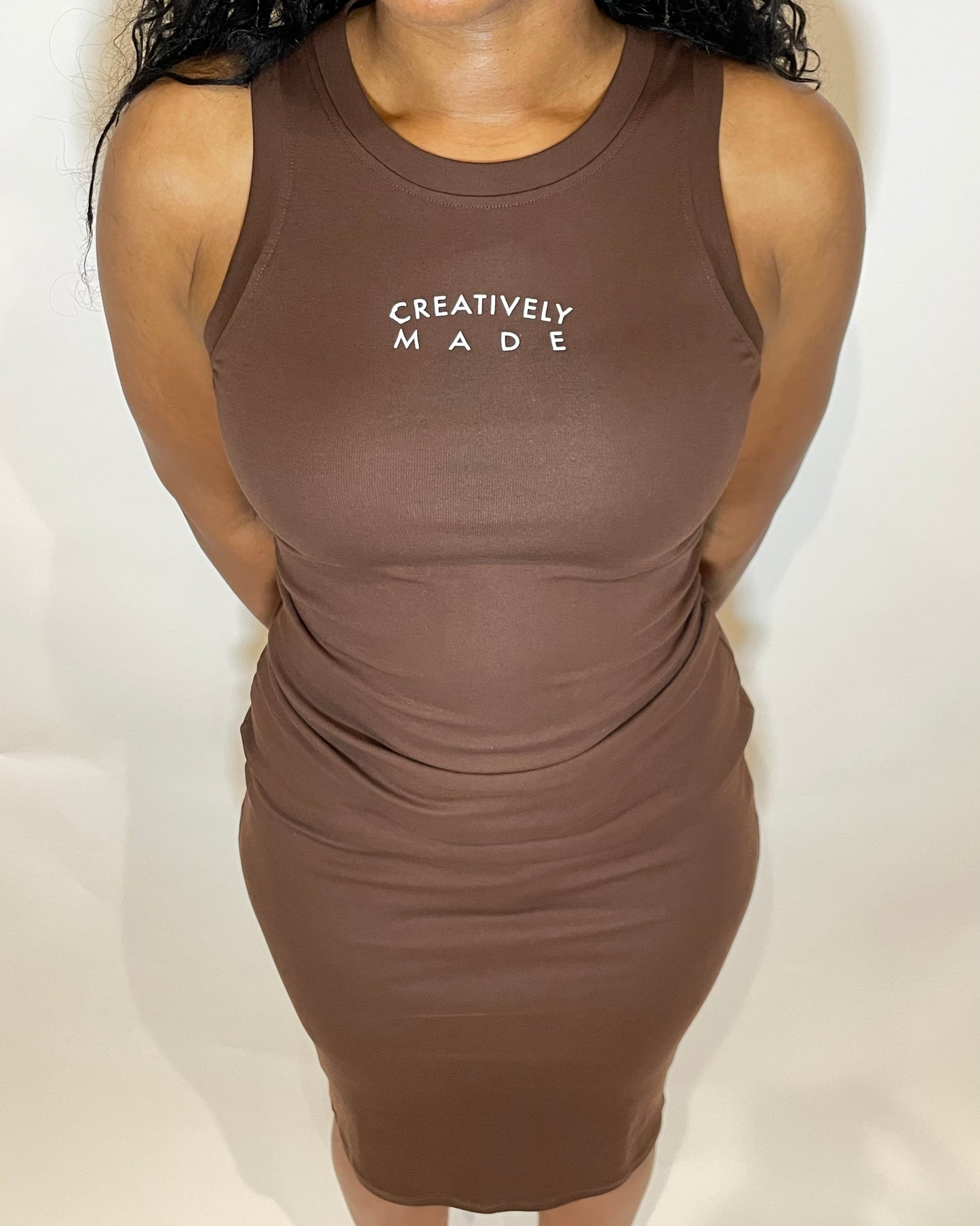 Tank Dress (Melanin Brown)