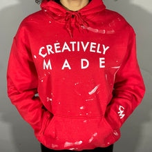 Load image into Gallery viewer, Creatively Made Hand-Painted Hoodie (Red)
