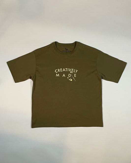 ‘God Made You Different’ Oversized Tee — Earthy Brown