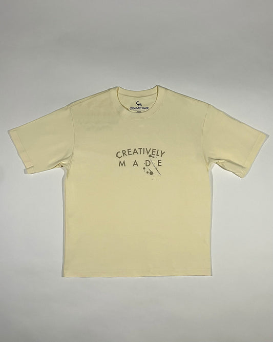 ‘God Made You Different’ Oversized Tee — Pure Cream